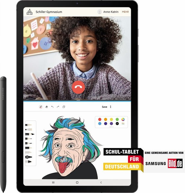 Samsung Galaxy Tab S6 Lite WiFi Tablet 10,4 Zoll in Oxford Gray mit Android - Bild 1