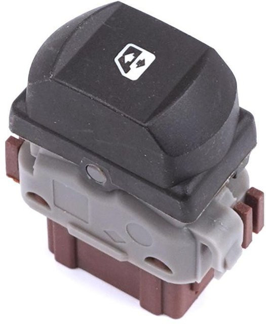 BROSS Beifahrerfenster-Steuerung 6-Pin Schalter BDP856 für Renault Authentique Modelle in Schwarz, Grau oder Braun - Bild 1