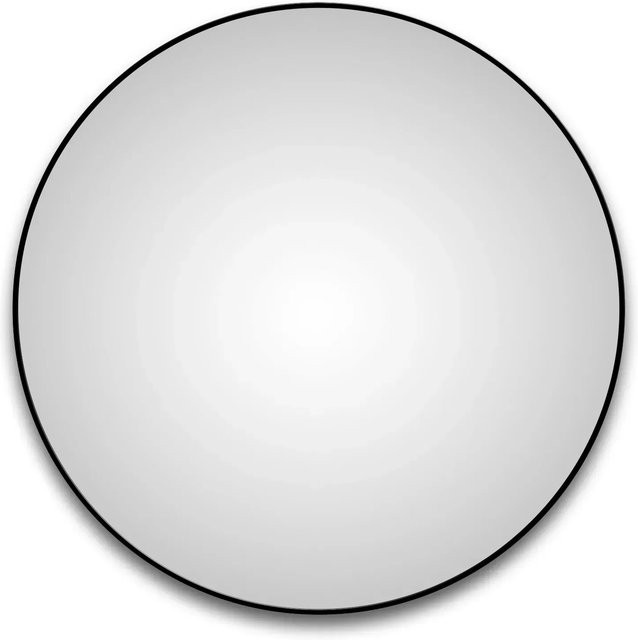 DSK Design LED-Lichtspiegel Globo Rund in Schwarz Matt und Silver aus Aluminium mit Durchmesser: 120 cm - Bild 1