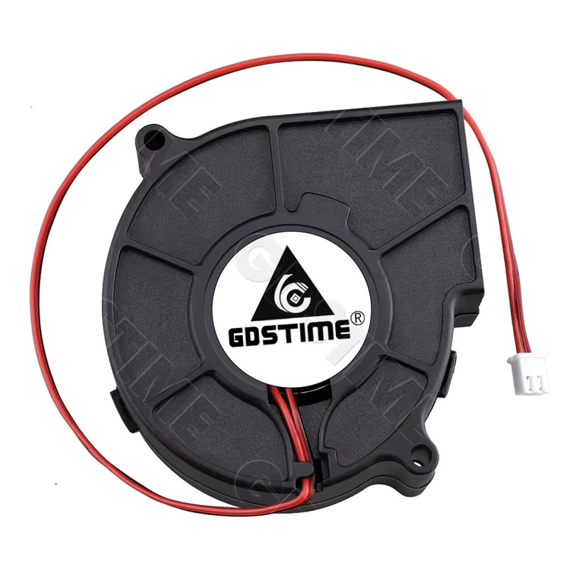 Gdstime Turbo-Radiallüfter 7530 Gebläse in Schwarz, B/T/H: 75 x 75 x 30 mm - Bild 4