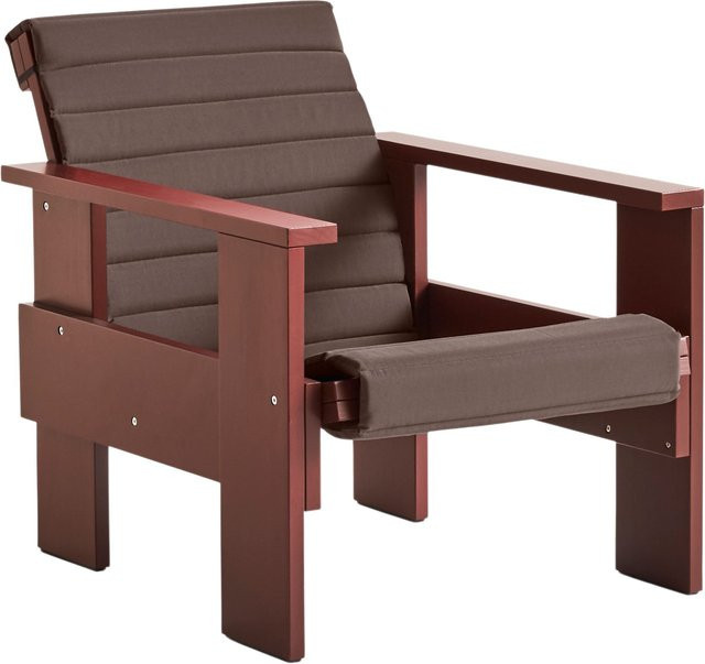 HAY Crate Sitzauflage gesteppt für Lounge Chair in Rot - Bild 1