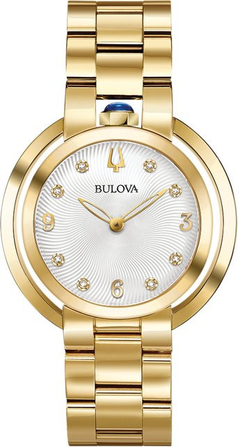 Bulova Armbanduhr, Quarz, Edelstahl, Silber, 35 mm, Damen - Bild 1