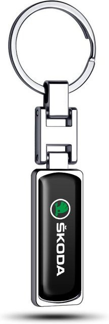 Skoda Schlüsselanhänger, grau, Unisex - Bild 1