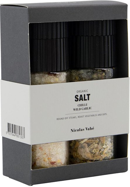 Nicolas Vahe Geschenkset mit Organic Chilli Salz und Wild Garlic Salz - Bild 2
