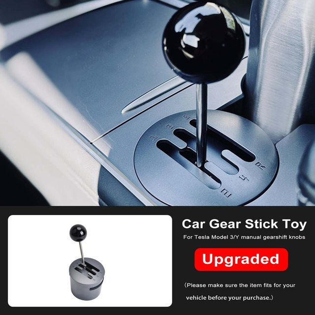 VEAROERY Schalthebel-Spielzeug, Tesla Model 3 Y Mittelkonsolen-Dekoration - Bild 1