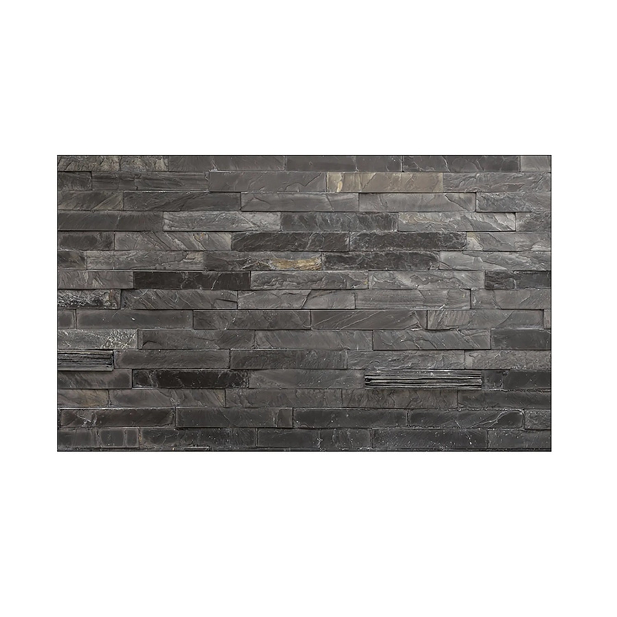 MySpotti Küchenrückwand Profix Cucina Black Brick in Stein-Optik Anthrazit B: 100 cm, H: 60 cm - Bild 2