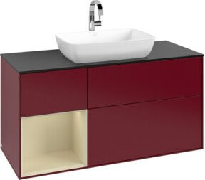 V&B Waschtischunterschrank Finion in Lackausführung, Breite: 120 cm, Tiefe: 50,1 cm, Höhe: 50,1 cm - Bild 1