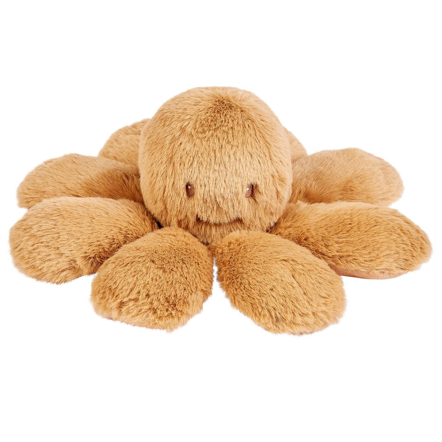 Nattou Krake Kuscheltier mit Rassel, Dunkelbeige, ab 0 Jahre - Bild 1