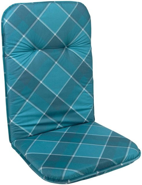 Neutral Auflage Ida blau Polyester B/H/L: 50 x 5 x 116 cm - Bild 1