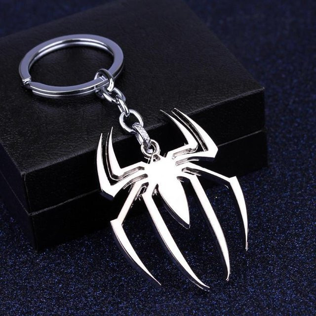 Schlüsselanhänger Spider, Metall, Bronze, Unisex - Bild 1