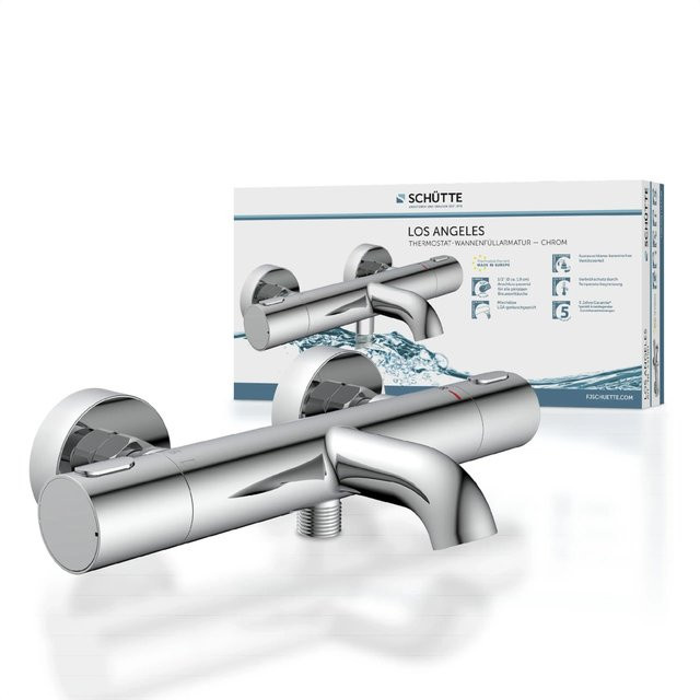 Schütte Thermostat Wannenfüllarmatur Los Angeles in Chrom - Bild 1