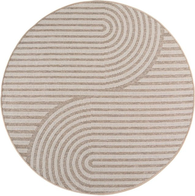 Ayyildiz Outdoor-Teppich Desert 1301 in Beige, rund, Durchmesser: 200 cm - Bild 1