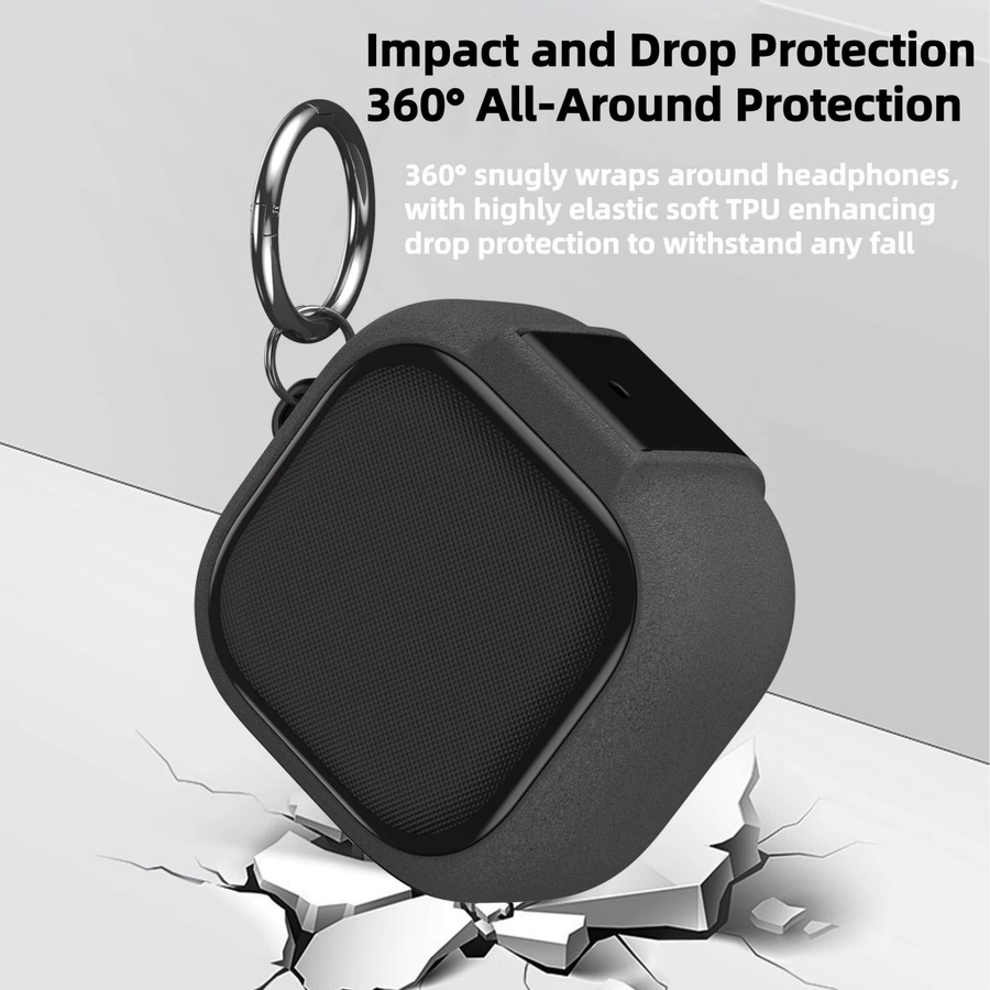 Samsung Schutzhülle für Galaxy Buds 4/4 Pro mit Handyständer und Trageband, transparent - Bild 2