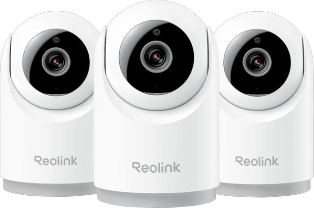 Reolink E331 Wi-Fi Überwachungskamera 3er-Pack in Weiß - Bild 1
