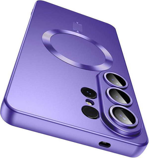 Stoßfeste magnetische TPU Schutzhülle für Samsung Galaxy S26 S25 S24 S23 S22 S21 Ultra Plus mit MagSafe Kompatibilität in Purple von newteneight - Bild 1