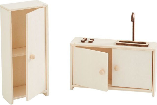 stafil Miniatur-Set Küche Sperrholz Beige - Bild 1