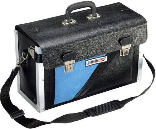 Gedore Werkzeugkoffer 1091 1953710 schwarz bestückt 18-teilig aus Stahl und Aluminium - Bild 1