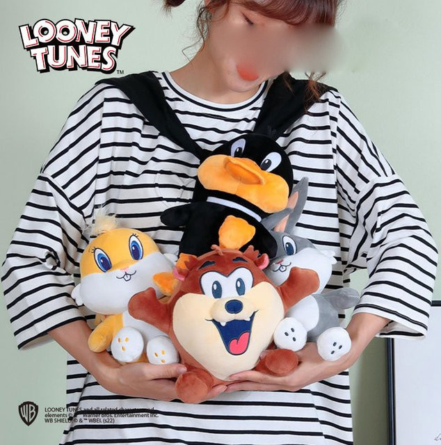 HUGKIS Looney Tunes Q Version Bugs Bunny, Tweety, Lola Bunny, Daffy Duck, Plüschtier, Stofftier Puppe - Bild 1