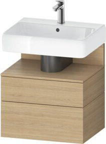Duravit Waschtischunterschrank Qatego mit einer Schublade und Nischenbereich, B/T/H: 59 x 47 x 59 cm - Bild 1