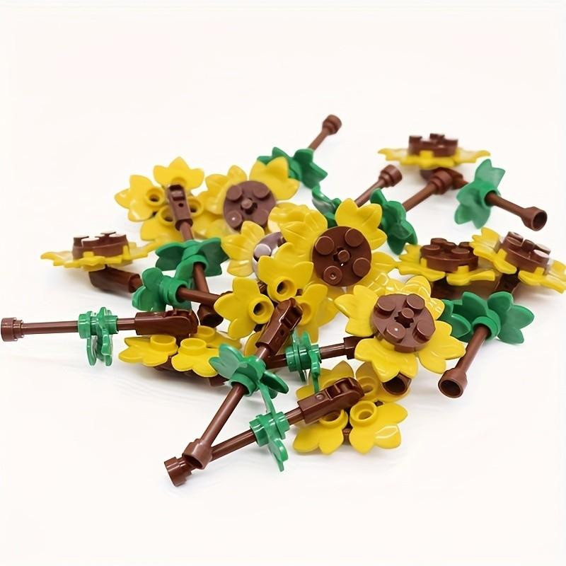 Yiran toy Sonnenblumenfeld Bausteine Garten Bauernhof 8-teiliges Set - Bild 2
