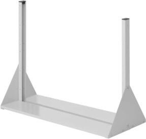 Kappes RasterPlan Stellwand Standmodul doppelseitig in Grau und Weiß, H 76,0 cm x B 100,0 cm x T 43,0 cm - Bild 1