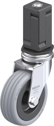 Blickle Lenkrolle LRA-VPA 75G-EV05 in Schwarz-Grau mit 75 mm Rad-Durchmesser und 60 kg Tragfähigkeit - Bild 1