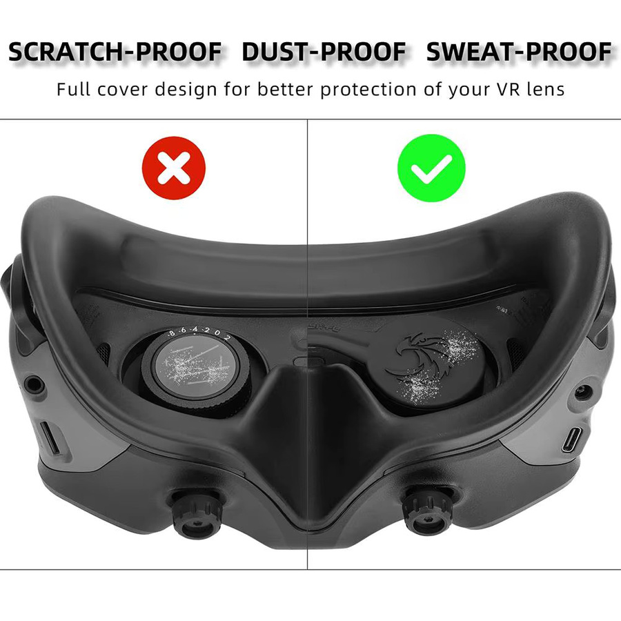 DJI Silikon Schutzabdeckung und Lagerungshalterung für Avata, Avata 2 sowie Goggles 2 und Goggles 3 in Schwarz - Bild 4