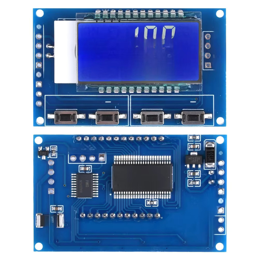 Aideepen Signalgeneratormodul 1 Hz – 150 kHz, einstellbarer 1-Kanal-PWM-Pulsfrequenz und Arbeitszyklus mit LCD-Display, Blau - Bild 4