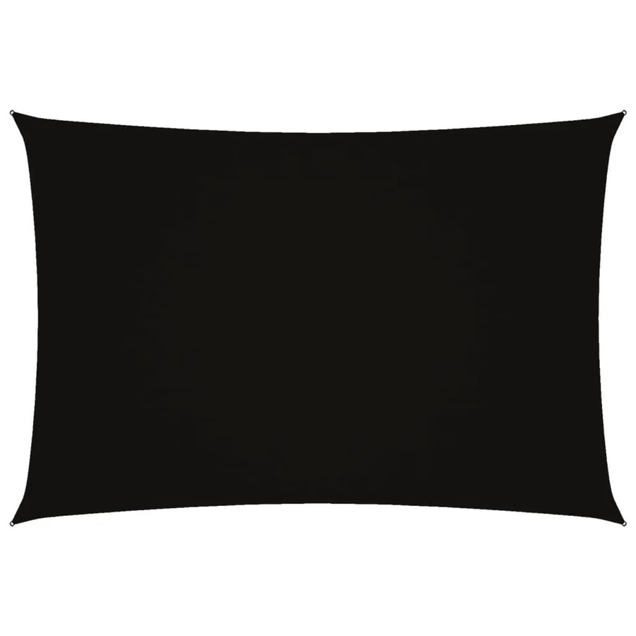 Furnicato Sonnensegel aus PU-beschichtetem Oxford-Gewebe rechteckig in Schwarz, Breite: 25 m, Tiefe: 45 m - Bild 2