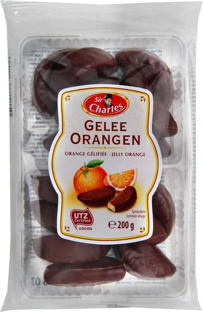 SirCharles Orangen-Gelee in Schokolade 200 g - Bild 1