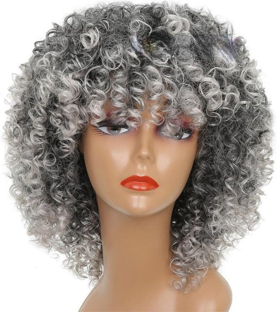 LISI HAIR Perücke, Damen, kurz, lockig, Kunstfaser - Bild 1