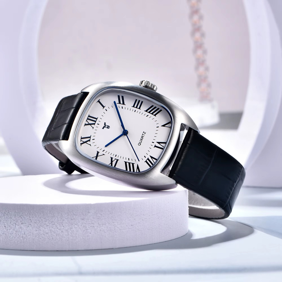 TYBERLEY Armbanduhr, Quarz, Edelstahl, Schwarz, Herren - Bild 4