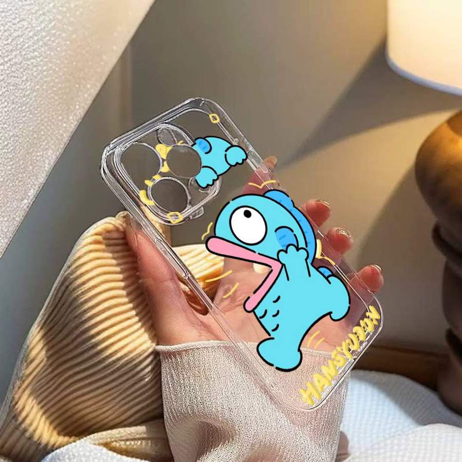 Mesuca H-Hangyodon Handyhülle Transparent für iPhone 11 bis 17 Pro Max Plus Stoßfeste Weiche Schutzhülle - Bild 4