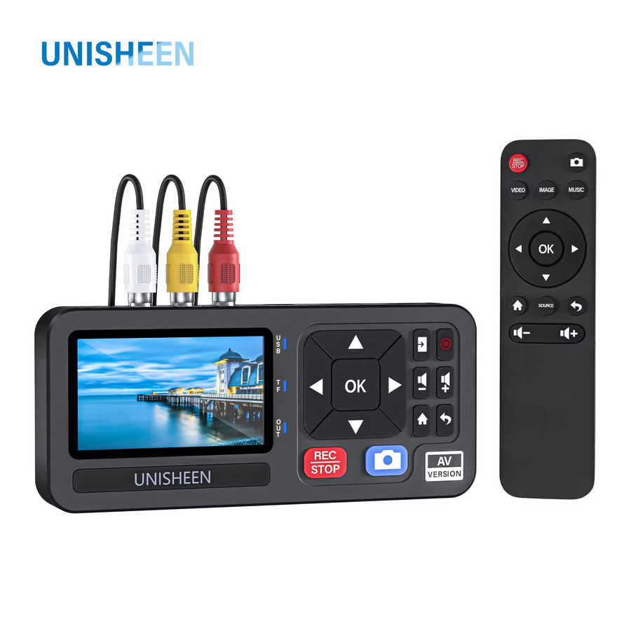 UNISHEEN UR230A Analoger VCR zu Digital Konverter, CVBS RCA SVideo zu USB Videorekorder, Schwarz - Bild 3