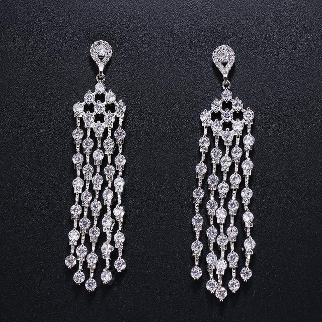 Emmaya Ohrringe, Kupfer, Gold, Zirkonia, Damen - Bild 1