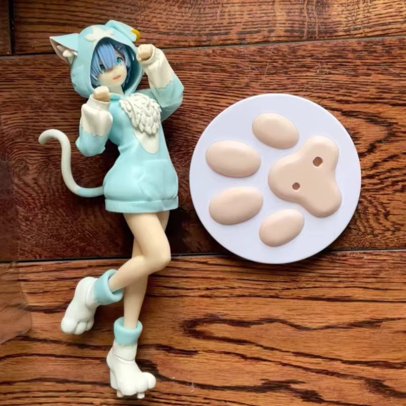 Bandai Anime Figur Re:Zero Kara Hajimeru Isekai Seikatsu Rem und Ram aus PVC, Multicolor, Höhe: 22 cm - Bild 3
