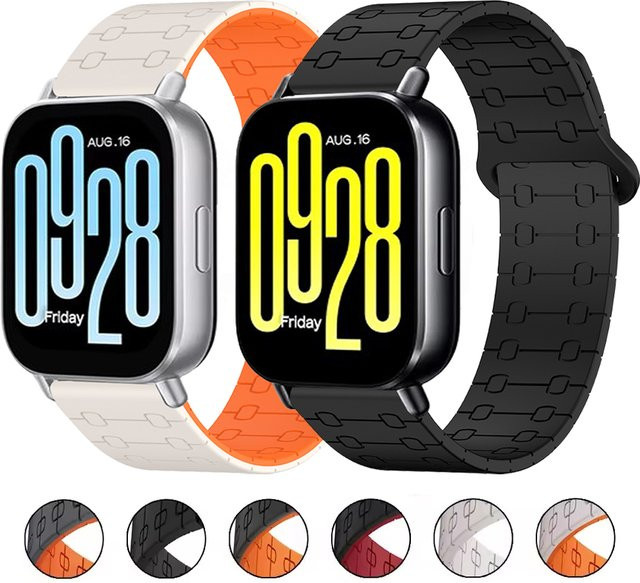 Xiaomi Uhrenarmband Silikon, Magnetische Schleife, 22 mm - Bild 1