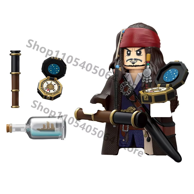 Hasbro MOC Baustein-Minifigur Turban-Pirat, Actionfigur, Einzelfigur - Bild 2