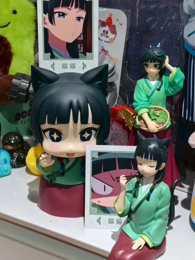 Bandai Anime Figuren Set Kusuriya no Heigoto Die Apothekerin Jinshi und Maomao Multicolor 4er Set - Bild 4