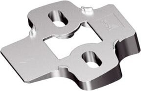 Hettich Winkeladapter Sensys für Kreuzmontageplatten 10° in Silber vernickelt - Bild 1