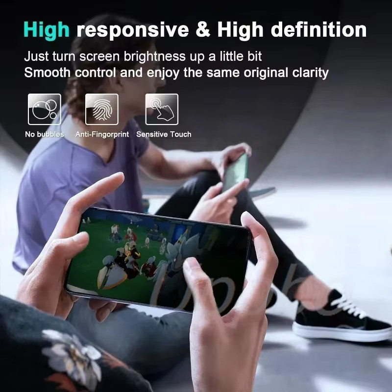 Privatsphäre Screen Protector aus gehärtetem Glas für Samsung Galaxy A36 5G A35 A34 A33 A32 A31 A30S A26 A25 A24 A22 A21S A20 A42 in transparent - Bild 4