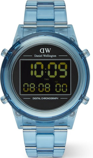Daniel Wellington Digitaluhr, Edelstahl, Grau, 42 mm, Unisex - Bild 1