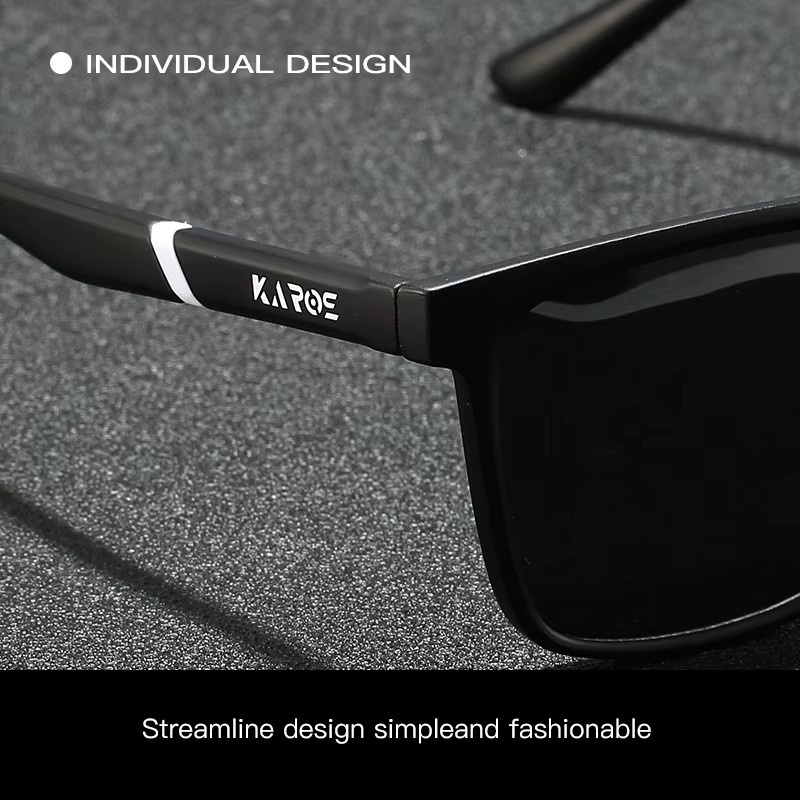 Karos Fashion Sonnenbrille, Unisex, Vollrand, Schwarz, Kunststoff, polarisiert - Bild 2