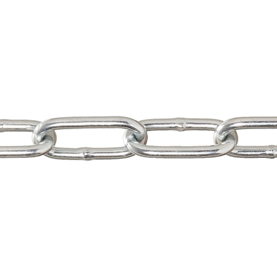 Conacord Rundstahlkette Form C verzinkt in Silber, Durchmesser: 6 mm, Meterware - Bild 2