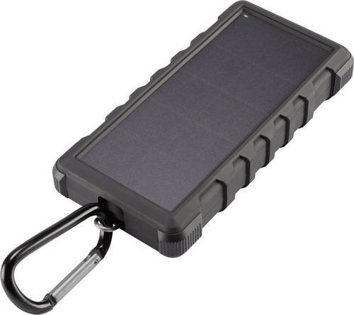 Voltcraft SL-240 VC-8310170 Solar-Powerbank mit 24000 mAh in Schwarz - Bild 1