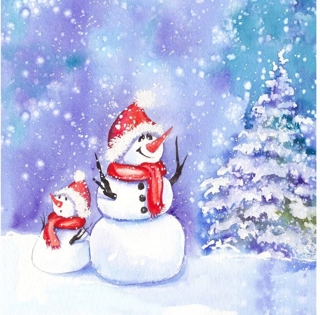 Paper+Design Weihnachtsservietten Frosty Friends aus Papier in Multicolor für Winter und Weihnachten - Bild 1