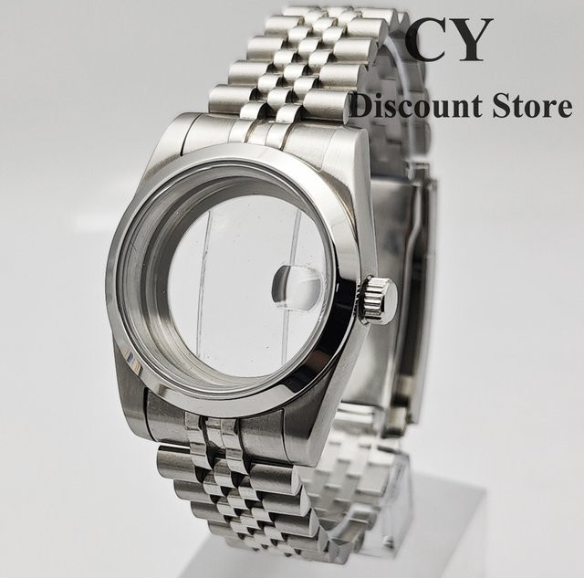 RICHUS Uhrengehäuse Edelstahl, Silber, 36mm/39mm, Saphirglas, Unisex - Bild 1