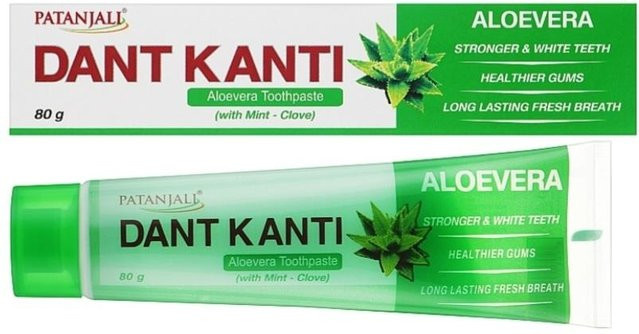 Patanjali Dant Kanti Aloe Vera Zahnpasta - Bild 1