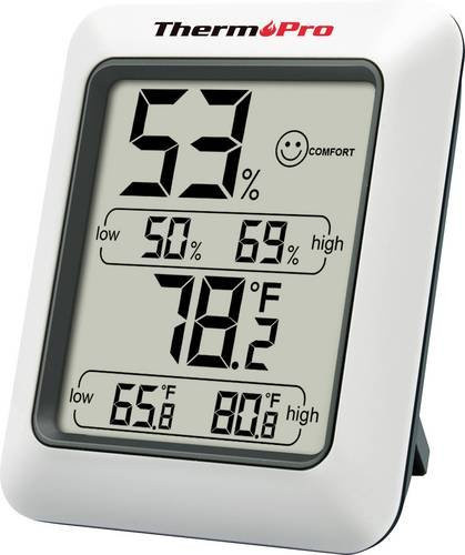 ThermoPro TP-50 Thermo-Hygrometer in Weiß - Bild 1