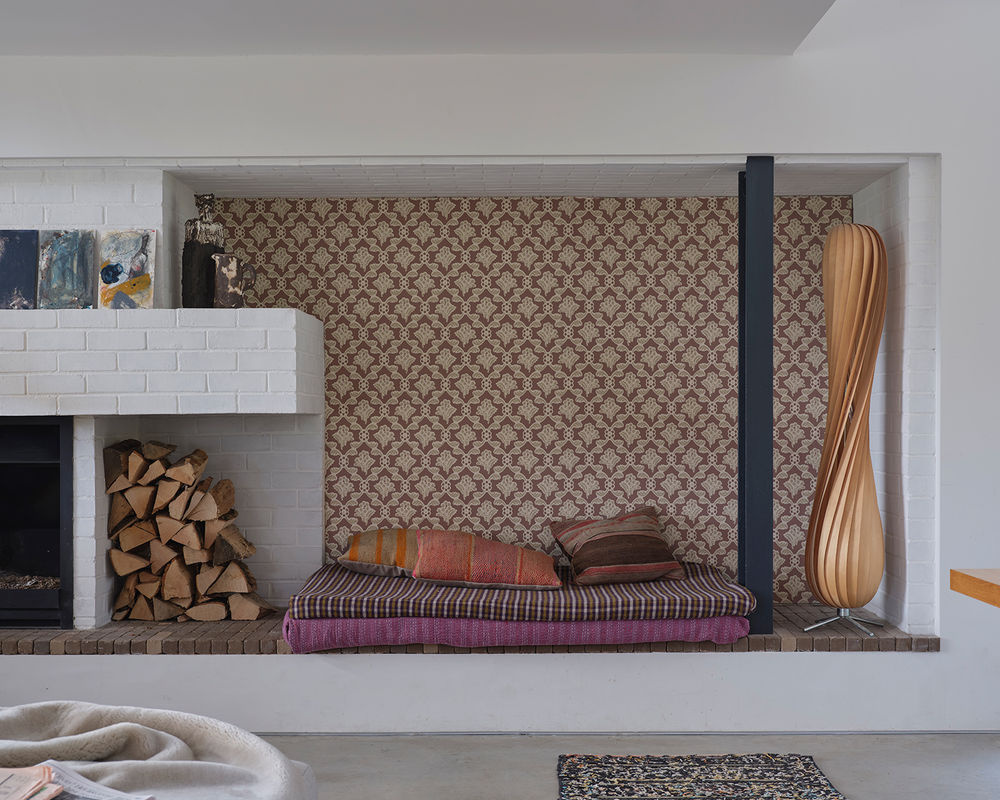Farrow & Ball Tapete mit geometrischem Muster in Beige - Bild 2